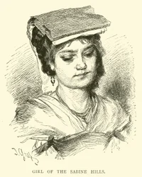 Mädchen aus den Sabiner Bergen
