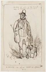 Geh weiter, warum ich habe einen Zehn-Pfund-Schein für sie abgelehnt! Ein Leary aus der Tufton Street Pit, ca. 1825