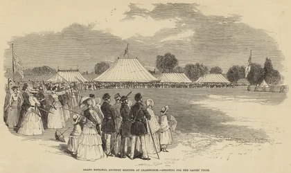 Großes nationales Bogenschießtreffen in Leamington