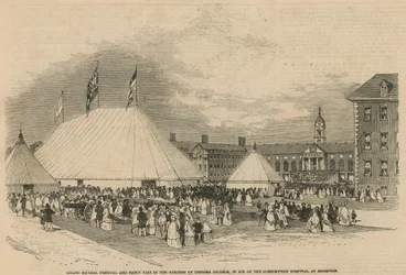 Großes Musikfestival und Basar