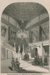 Große Treppe und Vorhalle der Goldsmiths Hall