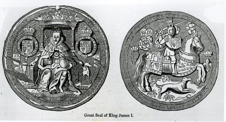 Großes Siegel von James I (1566-1625)