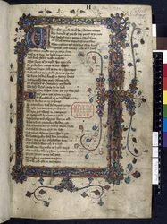 Illuminierte Initiale 