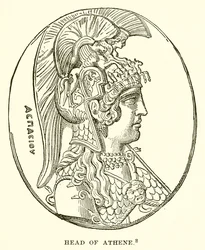 Kopf der Athene