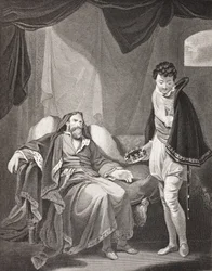 Heinrich IV. tadelt Prinz Heinrich, aus 