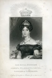 Ihre Königliche Hoheit Augusta Wilhelmina Louisa, Herzogin von Cambridge, 1830