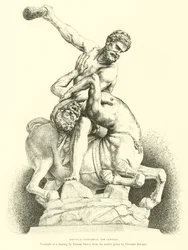 Herkules besiegt den Zentauren