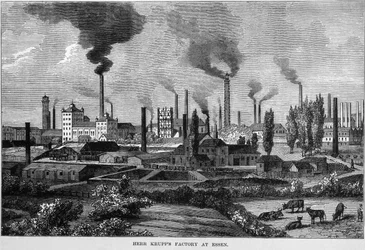 Herr Krupps Fabrik in Essen, Deutschland