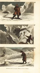 Historische Ansichten von Sibirien