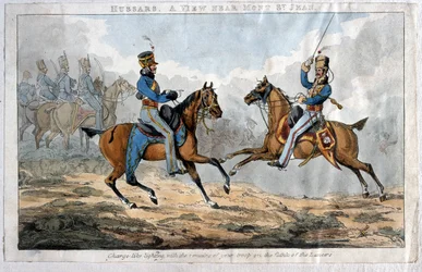 Husaren, eine Ansicht nahe Mont St Jean