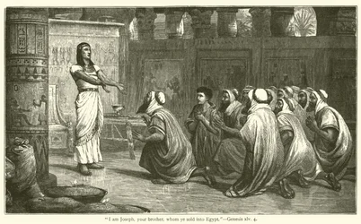"Ich bin Joseph, euer Bruder, den ihr nach Ägypten verkauft habt", Genesis, xlv, 4