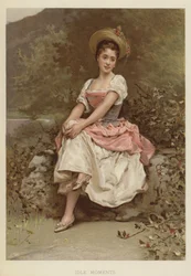 Müßige Momente (Chromolithografie)