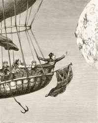 Illustration von George Cruikshank für das Gedicht 