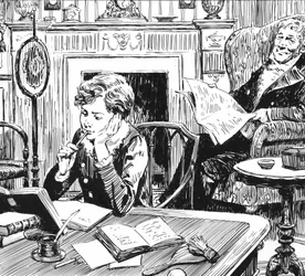 Illustration für Oliver Twist von Charles Dickens