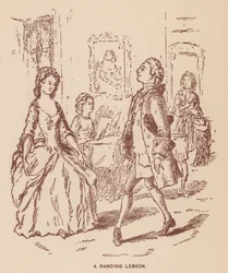 Illustration für Die Virginians von Thackeray