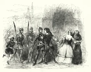 Illustration für die Oper La Juive von Fromental Halevy