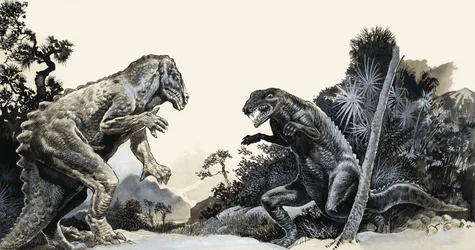 Auf der Suche nach Dinosauriern