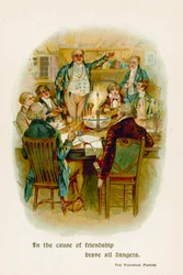 Im Namen der Freundschaft alle Gefahren trotzen. Die Pickwickier