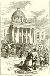 Amtseinführung von Jefferson Davis