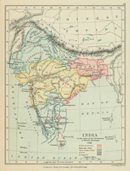 Indien am Ende der Regierung von Warren Hastings