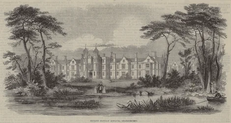 Waisenhaus für Kleinkinder, Snaresbrook (Gravur)