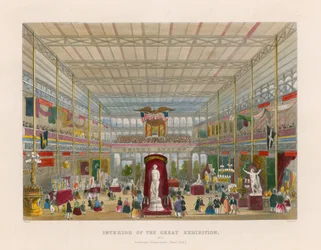 Innenansicht der Großen Ausstellung, Amerikanische Abteilung (Ostende)