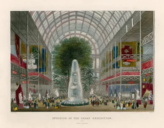 Innenansicht der Großen Ausstellung, Nordtransept