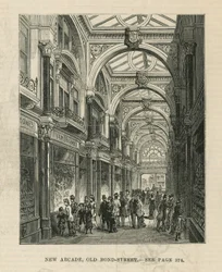 Innenansicht der neuen Arkade in der Old Bond Street