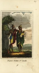 Irokesen-Indianer aus Kanada
