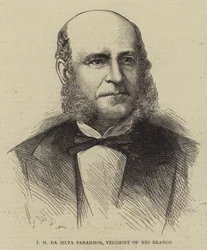 J M da Silva Paranhos, Viscount von Rio Branco (Stich)