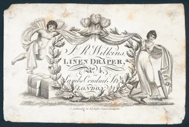 J R Wilkins, Leinenhändler, Visitenkarte