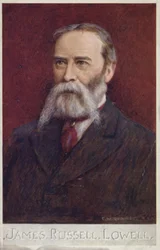 James Russell Lowell (1819-1891), amerikanischer Dichter und Diplomat