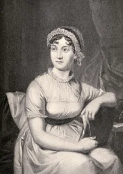 Jane Austen (1775-1817) Illustration aus 