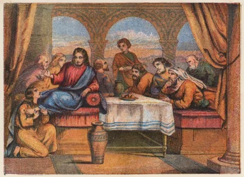 Jesus Christus mit seinen Jüngern und Maria Magdalena