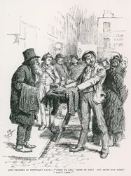 Jüdische Händler in Petticoat Lane