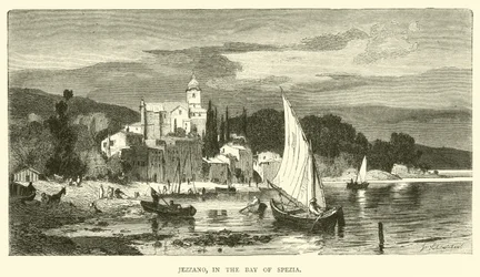 Jezzano, in der Bucht von Spezia