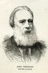 John Oxenford (1812-77) Illustration aus The Graphic, 1877