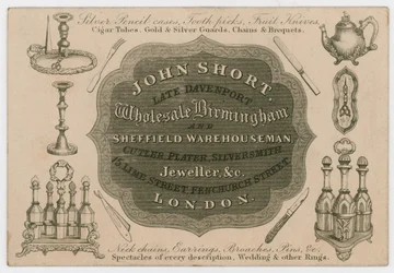 John Short, Visitenkarte