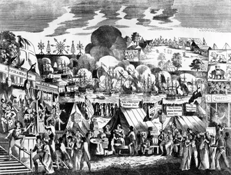 Jubiläumsmesse im Hyde Park, 1814
