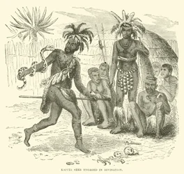 Kaffir-Seher bei der Wahrsagung