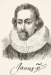 König James I. von England, aus 