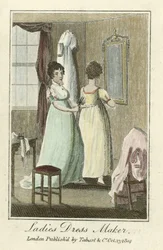 Damenkleidermacher, veröffentlicht 1804