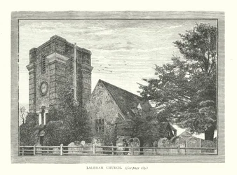 Laleham Kirche (Gravur)