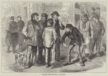 Befreite französische Kommunarden in Montmartre