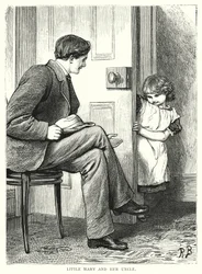 Kleine Mary und ihr Onkel (Gravur)