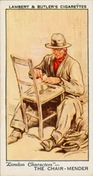 Londoner Charaktere: Der Stuhlreparateur