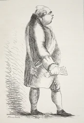 Lord North, Faksimile eines alten Drucks