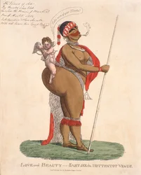 Liebe und Schönheit - Sartjee die Hottentotten-Venus, 1810