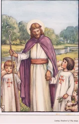 Liebender Hirte deiner Schafe, Illustration aus dem Kinderbuch der Hymnen, 1929