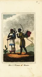 Mann und Frau aus Mexiko